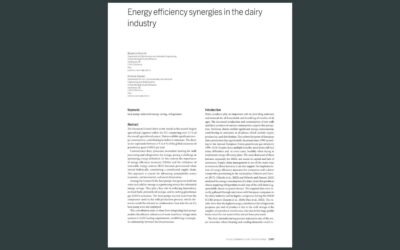 PAPER BY…UNIBS Energy Efficiency Synergies in the Dairy Industry